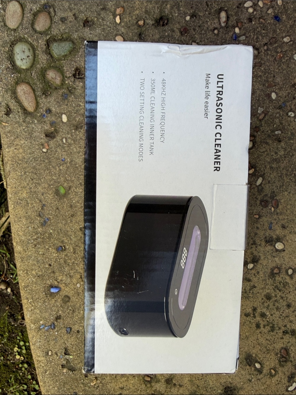 New Ultrasonic Jewelry Cleaner - Black